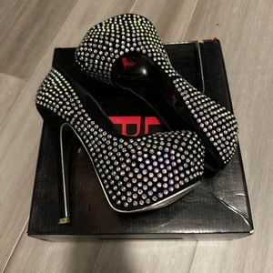 Black heels